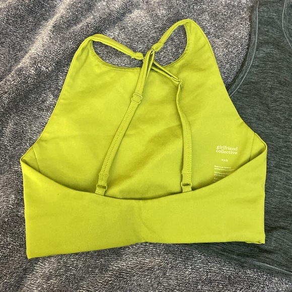 Girlfriend Collective bra and crop top size XXS - Picture 2 of 4